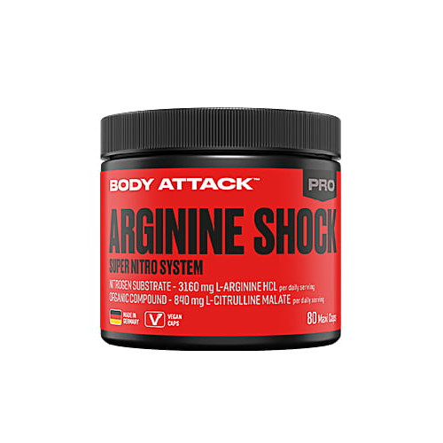 Body Attack Arginine Shock, 80 Kapseln Body Attack Arginine Shock, 80 Kapseln