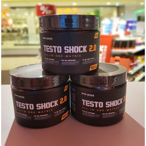 Body Attack Testo Shock 2.0, 90 Kapseln Body Attack Testo Shock 2.0, 90 Kapseln
