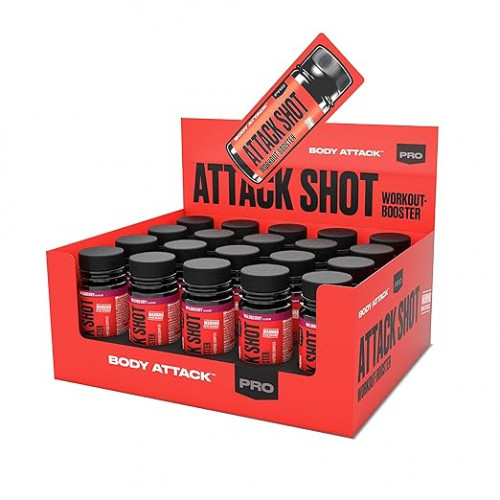 Body Attack Attack Shot, 60 ml, Wildberry Body Attack Attack Shot, 60 ml, Wildberry