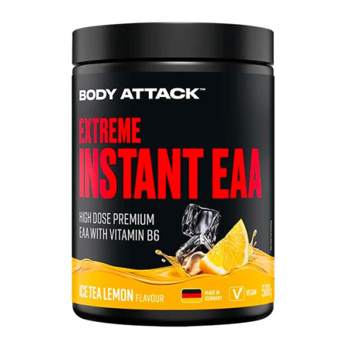 Body Attack Extreme Instant BCAA, 500g Ice Tea Lemon Body Attack Extreme Instant BCAA, 500g Ice Tea Lemon