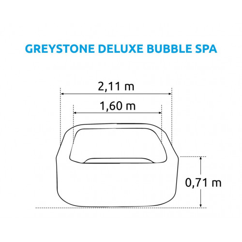 Aufblasbarer Whirlpool Greystone Deluxe Bubble Spa4 Aufblasbarer Whirlpool Greystone Deluxe Bubble Spa4