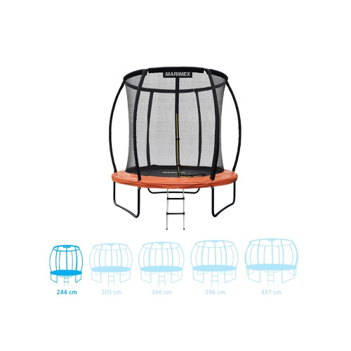 Marimex Premium Trampolin ø 244 cm + Innenschutznetz + Stufen Marimex Premium Trampolin ø 244 cm + Innenschutznetz + Stufen