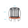 Marimex Premium Trampolin ø 244 cm + Innenschutznetz + Stufen Marimex Premium Trampolin ø 244 cm + Innenschutznetz + Stufen