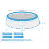 Pool Tampa 3,05x0,76 ms mit Kartuschenfiltration Pool Tampa 3,05x0,76 ms mit Kartuschenfiltration