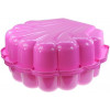 Sandkasten / Wassermuschel mit Abdeckung, rosa Sandkasten / Wassermuschel mit Abdeckung, rosa