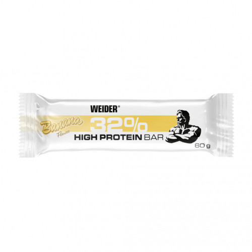 Weider 32% Proteinriegel - Banane 24 Stück x 60 g Weider 32% Proteinriegel - Banane 24 Stück x 60 g