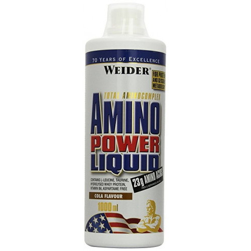 Weider Amino Power Liquid - Aminosäuren, 1000 ml Cola cola Weider Amino Power Liquid - Aminosäuren, 1000 ml Cola cola
