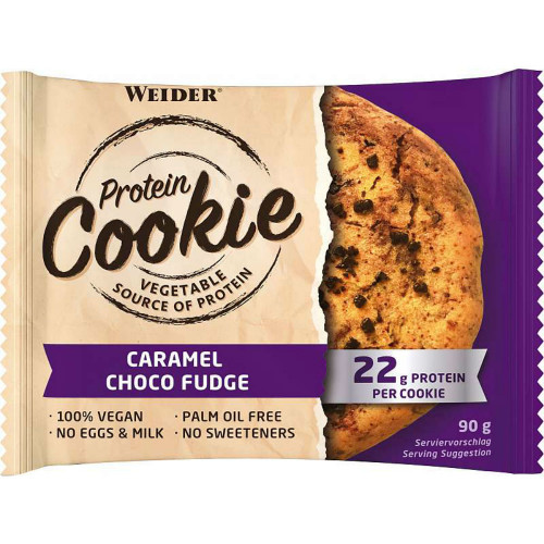 Weider Protein Cookies, 90 g, Karamell-Schoko-Fudge Weider Protein Cookies, 90 g, Karamell-Schoko-Fudge