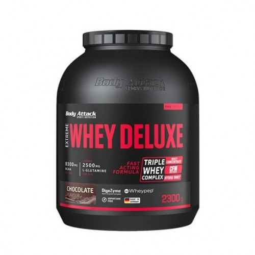 Protein Body Attack Extreme Whey Deluxe, 2300 g Vanillecreme Protein Body Attack Extreme Whey Deluxe, 2300 g Vanillecreme