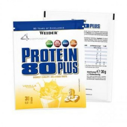 Weider Proteingetränk in Pulverform 80 Plus, Vanille, 30g x 50 Stk Weider Proteingetränk in Pulverform 80 Plus, Vanille, 30g x 50 Stk