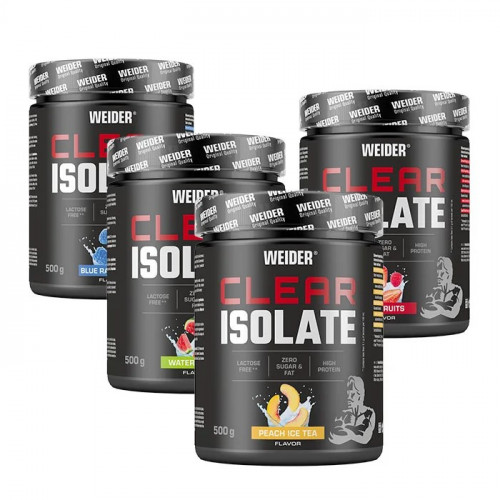WEIDER Clear Isolate Protein 500 g ice-tea peach WEIDER Clear Isolate Protein 500 g ice-tea peach
