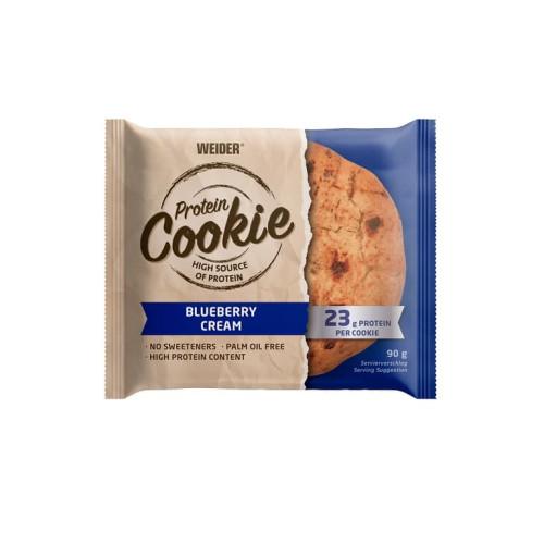 Weider Protein Cookies, 90 g blueberry cream Weider Protein Cookies, 90 g blueberry cream