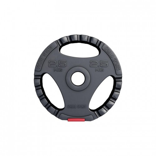 Gorilla Sports Olympic beschichtete Zementscheibe (GRIP) 1,25 kg – 15 kg 50/51 mm Gorilla Sports Olympic beschichtete Zementscheibe (GRIP) 1,25 kg – 15 kg 50/51 mm
