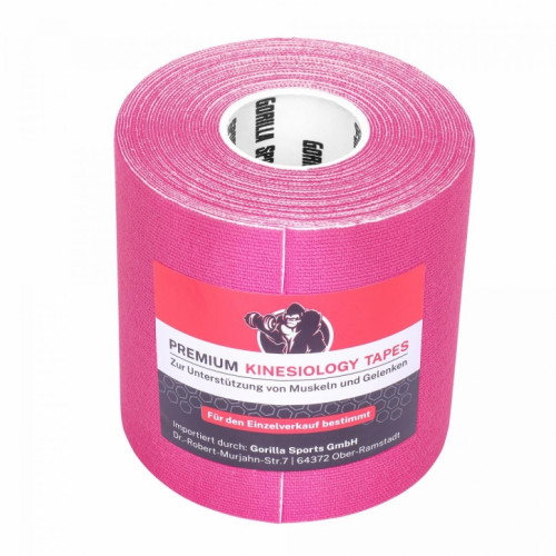 Gorilla Sports Kinesiologie-Tape (Breite 10 cm) rosa Gorilla Sports Kinesiologie-Tape (Breite 10 cm) rosa