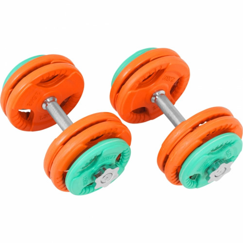 Gorilla Sports Hantelset gummierter Griff 30 KG (Gewinde) Gorilla Sports Hantelset gummierter Griff 30 KG (Gewinde)