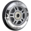 Skate-Räder PU 76x24, schwarz (4 Stück) + ABEC 9 Kugellager (8 Stück) Set NILS EXTREME Skate-Räder PU 76x24, schwarz (4 Stück) + ABEC 9 Kugellager (8 Stück) Set NILS EXTREME