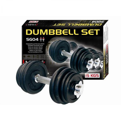 SG04 Hantel einhändig belastbar HMS, 15kg 
