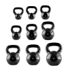 KNV32 Vinyl Kettlebell HMS, schwarz KNV32 Vinyl Kettlebell HMS, schwarz