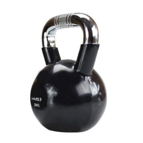 KTC KETTLEBELL mit HMS-Chromgriff, schwarz, 20 kg KTC KETTLEBELL mit HMS-Chromgriff, schwarz, 20 kg