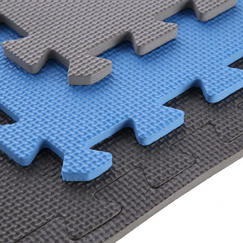 Puzzle-Schutzmatte ONE FItness MP10, blaugrau Puzzle-Schutzmatte ONE FItness MP10, blaugrau