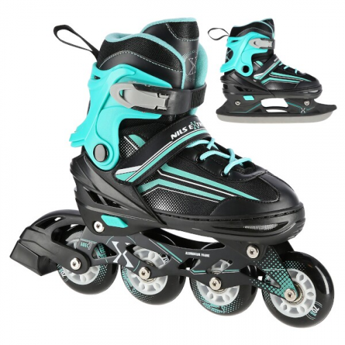 NH18190 SCHWARZ-BLAU GRÖSSE M (34-38) NILS EXTREME 2 IN 1 SKATES M(34-38) NH18190 SCHWARZ-BLAU GRÖSSE M (34-38) NILS EXTREME 2 IN 1 SKATES M(34-38)