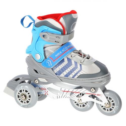 NH18192 Schlittschuhe 4V1 NILS EXTREME, graublau, Größe M 34-38 M(34-38) NH18192 Schlittschuhe 4V1 NILS EXTREME, graublau, Größe M 34-38 M(34-38)