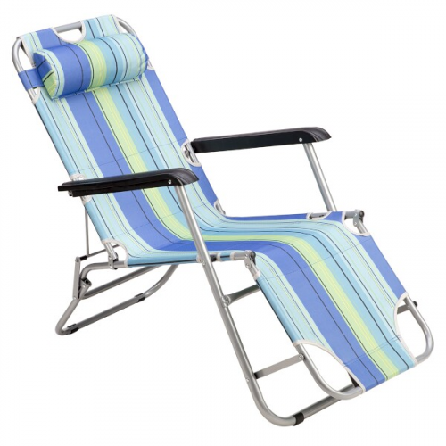 Klappbare Sonnenliege NILS Camp NC3024, blau Klappbare Sonnenliege NILS Camp NC3024, blau