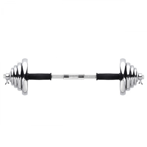 Hantelset im Koffer HMS STC55, 55 kg Chrom Hantelset im Koffer HMS STC55, 55 kg Chrom