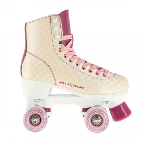 NQ14110 Zweireihige Rollschuhe NILS EXTREME, creme, Größe 42 42 NQ14110 Zweireihige Rollschuhe NILS EXTREME, creme, Größe 42 42