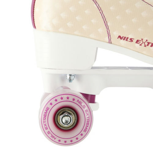 NQ14110 Zweireihige Rollschuhe NILS EXTREME, creme, Größe 42 42 NQ14110 Zweireihige Rollschuhe NILS EXTREME, creme, Größe 42 42