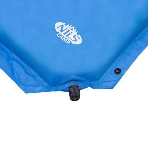 HMS Selbstaufblasende Zwei-Personen-Matte NILS CAMP NC4060, blau HMS Selbstaufblasende Zwei-Personen-Matte NILS CAMP NC4060, blau