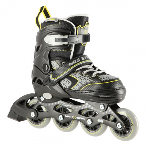 NA14198 Rollschuhe NILS EXTREME, schwarz, groß. S(31-34) S(31-34) NA14198 Rollschuhe NILS EXTREME, schwarz, groß. S(31-34) S(31-34)