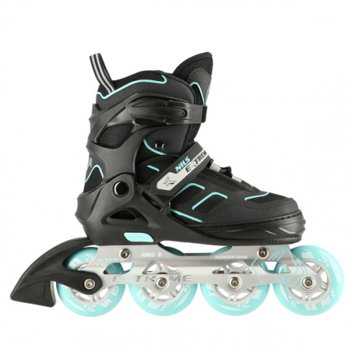 NA14174 Rollschuhe NILS, Schwarz-Menthol, groß. M(35-38) M(35-38) NA14174 Rollschuhe NILS, Schwarz-Menthol, groß. M(35-38) M(35-38)