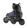 NA19318 Kinder-Rollschuhe NILS EXTREME, schwarz-blau, groß. M(35-38) M(35-38) 