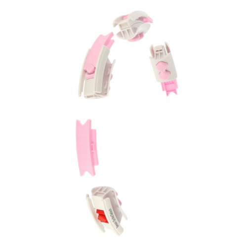 Massage-Hula-Hoop-Reifen mit Gewicht und Zähler HMS HHW06, rosa 