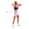 Massage-Hula-Hoop-Reifen mit Gewicht und Zähler HMS HHW06, rosa 