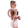 Massage-Hula-Hoop-Reifen mit Gewicht und Zähler HMS HHW06, rosa 