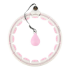 Massage-Hula-Hoop-Reifen mit Gewicht und Zähler HMS HHW06, rosa 