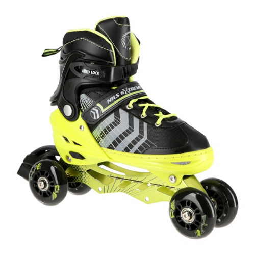 NH18192 Schlittschuhe 4V1 NILS EXTREME, grün, Größe L 39-43 L(39-43) NH18192 Schlittschuhe 4V1 NILS EXTREME, grün, Größe L 39-43 L(39-43)
