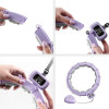 Massage-Hula-Hoop mit Gewichten und Zähler HMS HHM14, lila Massage-Hula-Hoop mit Gewichten und Zähler HMS HHM14, lila
