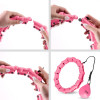 HMS Massage Hula Hoop ONE Fitness OHA02 mit Gewichten, rosa HMS Massage Hula Hoop ONE Fitness OHA02 mit Gewichten, rosa