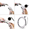 HMS Hula-Hoop-Massageset HHM16 mit Gewicht, Magneten und Theke und Schlankheitsgürtel BR163 