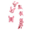 HMS Massage Hula Hoop HHW01 mit Gewicht rosa HMS Massage Hula Hoop HHW01 mit Gewicht rosa
