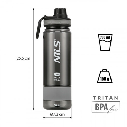 HMS Tritan-Flasche NILS Camp NCD07 700 ml HMS Tritan-Flasche NILS Camp NCD07 700 ml