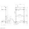 HMS Klappbares Power Rack MS-U114 2.0 HMS Klappbares Power Rack MS-U114 2.0