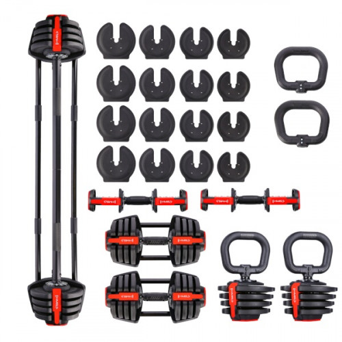 HMS Hantelset SGR18 PRO SET 3in1 HMS Hantelset SGR18 PRO SET 3in1