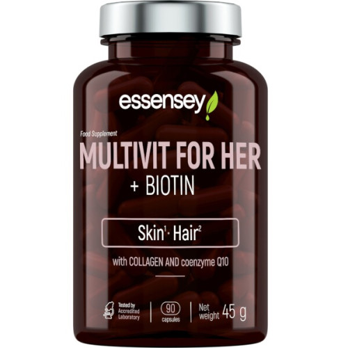 ESSENSEY Multivitamíny pre ženy s Biotínom - 90 kapsúl ESSENSEY Multivitamíny pre ženy s Biotínom - 90 kapsúl