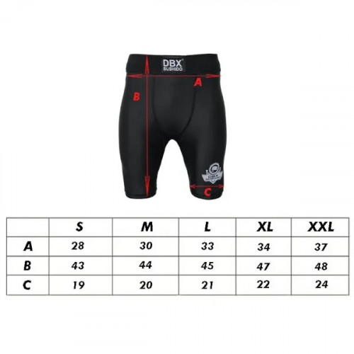 CS Trainingsshorts DBX BUSHIDO, Größe XXL CS Trainingsshorts DBX BUSHIDO, Größe XXL