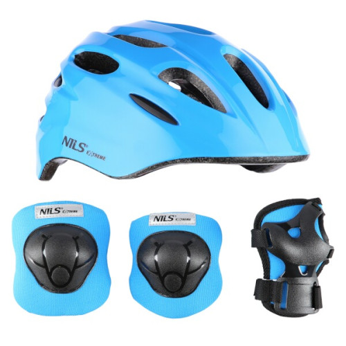 HMS Helm mit Protektoren NILS Extreme MTW01+H210 blau HMS Helm mit Protektoren NILS Extreme MTW01+H210 blau