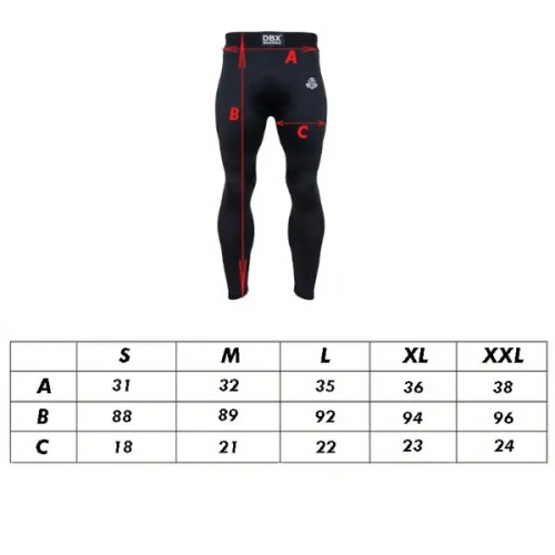 HMS Herren-Trainingsleggings DBX BUSHIDO CSL, Größe XL HMS Herren-Trainingsleggings DBX BUSHIDO CSL, Größe XL